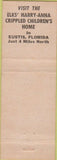 Matchbook Cover - Matchbook Cover Elks Club Eustis FL