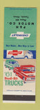 Matchbook Cover - 1961 Chevrolet Trucks P&H Motors Tuscola IL low phone #