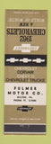 Matchbook Cover - 1962 Chevrolet Fulmer Motors Milton PA