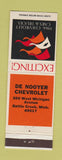 Matchbook Cover - 1966 Chevrolet De Nooyer Battle Creek MI