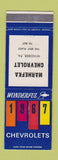 Matchbook Cover - 1967 Chevrolet Marhefka Windber PA