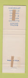 Matchbook Cover - 1967 Chevrolet Marhefka Windber PA