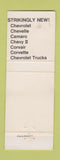 Matchbook Cover - 1968 Chevrolet Hasings Linwood PA