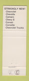 Matchbook Cover - 1968 Chevrolet Helms Steelton PA