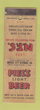 Matchbook Cover - Piel's Light Beer Philadelphia PA WORN