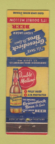Matchbook Cover - Griesedieck Bros Beer St Louis MO WEAR