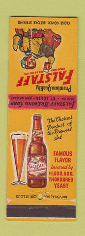 Matchbook Cover - Falstaff Beer Omaha St Louis New Orleans