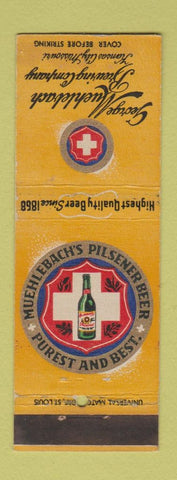 Matchbook Cover - Muehlebach's Beer Kansas City MO WEAR