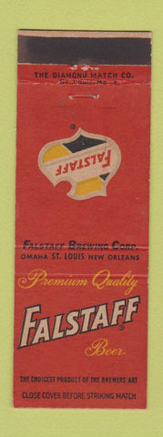 Matchbook Cover - Falstaff Beer Omaha St Louis New Orleans