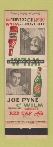 Matchbook Cover - Joe Pyne WILM Radio Carling Beer Philadelphia?