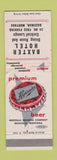 Matchbook Cover - Highlander Beer Baxter Hotel Bozeman MT WORN