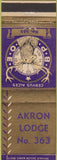 Matchbook Cover - Matchbook Cover Elks Club Akron OH