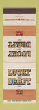 Matchbook Cover - Lucky Light Draft Beer Vancouver WA