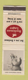 Matchbook Cover - Bockman Lager Beer South Africa WORN