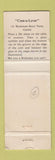 Matchbook Cover - Bockman Lager Beer South Africa WORN