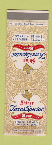 Matchbook Cover - Siner Beer Texas WEAR