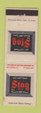 Matchbook Cover - Stag Beer Belleville IL St Louis MO