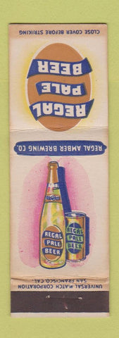Matchbook Cover - Regal Pale Beer