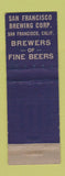 Matchbook Cover - Burgermeister Beer WEAR