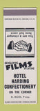 Matchbook Cover - Hotel Harding Confectionery  SAMPLE