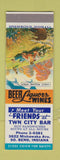 Matchbook Cover - Twn City Bar South Bend IN SAMPLE