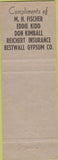Matchbook Cover - Matchbook Cover Elks Club Arlington TX