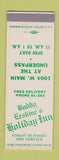 Matchbook Cover - Buddy Erskine's Holiday Inn SAMPLE