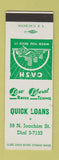 Matchbook Cover - Quick Loans SAMPLE