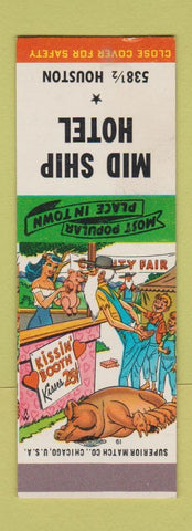Matchbook Cover - Mid Ship Hotel hillbilly SAMPLE