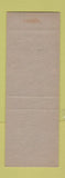 Matchbook Cover - Schedule Bingo  SAMPLE