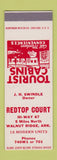 Matchbook Cover - Redtop Court Motel Walnut Ridge AR SAMPLE