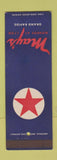 Matchbook Cover - May's Grand Rapids MI men's clothes supply SAMPLE