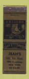 Matchbook Cover - Jean's New York City Pottery SAMPLE