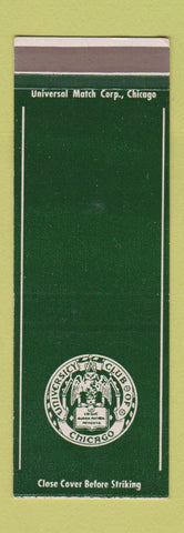 Matchbook Cover - University Club of Chicago IL SAMPLE