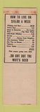 Matchbook Cover - Nick's Place Warren OH SAMPLE