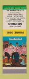 Matchbook Cover - Mirogo Restaurant Port Clinton OH Barber Shop Quartet SAMPLE