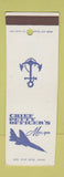 Matchbook Cover - Chief Petty Officer's Mess MISCUT SAMPLE