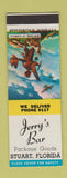 Matchbook Cover - Jerry's Bar Stuart FL SAMPLE
