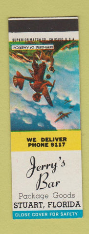 Matchbook Cover - Jerry's Bar Stuart FL SAMPLE