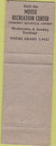 Matchbook Cover - Matchbook Cover Moose Lodge Belleville Swansea IL WORN