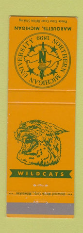 Matchbook Cover - Northern Michigan University Marquette MI Wildcats