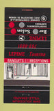 Matchbook Cover - Lepine Bar Salon Ville Emard QC 30 Strike