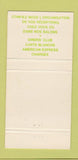 Matchbook Cover - Hotel Chateau Laurier QC 30 Strike