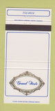 Matchbook Cover - Grand Hosts  30 Strike