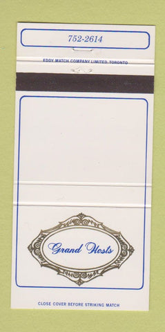 Matchbook Cover - Grand Hosts  30 Strike