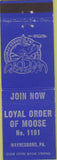 Matchbook Cover - Matchbook Cover Moose Lodge Waynesboro PA