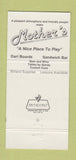 Matchbook Cover - Mother's Billiards Charlotte NC restaurant 30 Strike