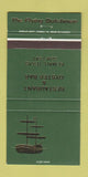 Matchbook Cover - Flying Dutchman Restaurant Kemah TX 30 Strike