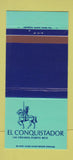Matchbook Cover - El Conquistador Las Croabas Puerto Rico 30 Strike