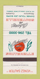 Matchbook Cover - Cabaret Sauterelle Dancing Baie Comeau QC 30 Strike